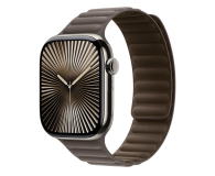 Apple Karbowany pasek FineWoven 44-49mm S/M szarobrązowy - 1282324 - zdjęcie 2
